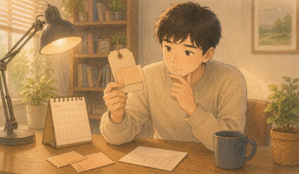 배당 쿠폰과 차트를 보며 배당락을 궁금해하는 초보 투자자
