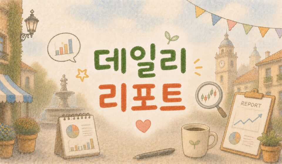 시장 흐름을 읽는 눈 데일리 리포트 대표 이미지