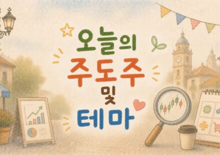 시장 흐름을 읽는 눈 오늘의 주도주 및 테마 대표 이미지